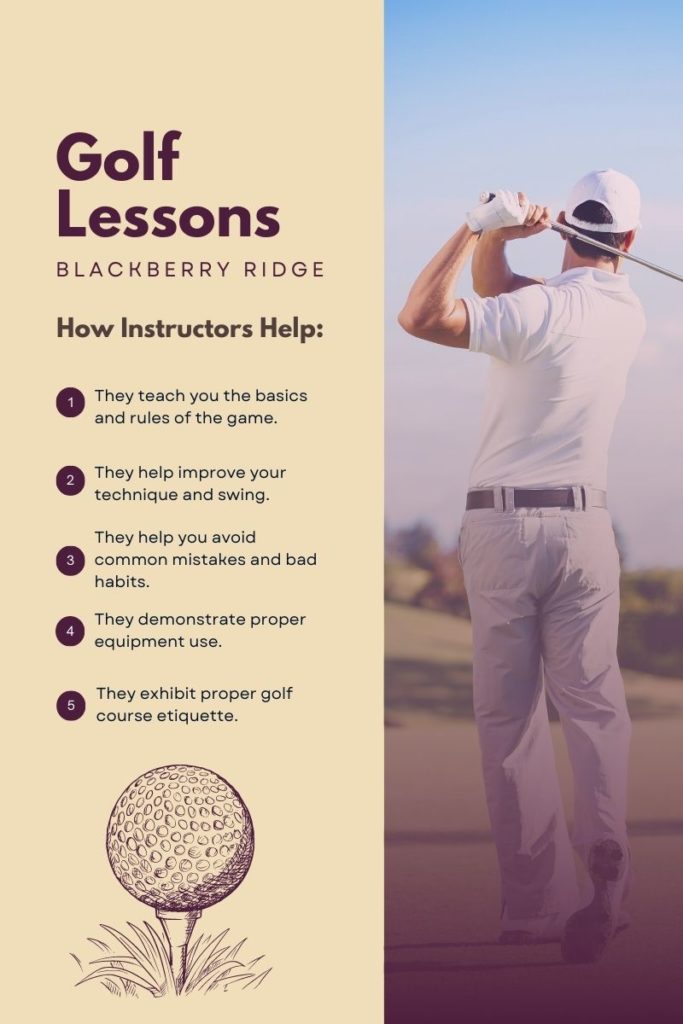 The benefits of golf school infographic