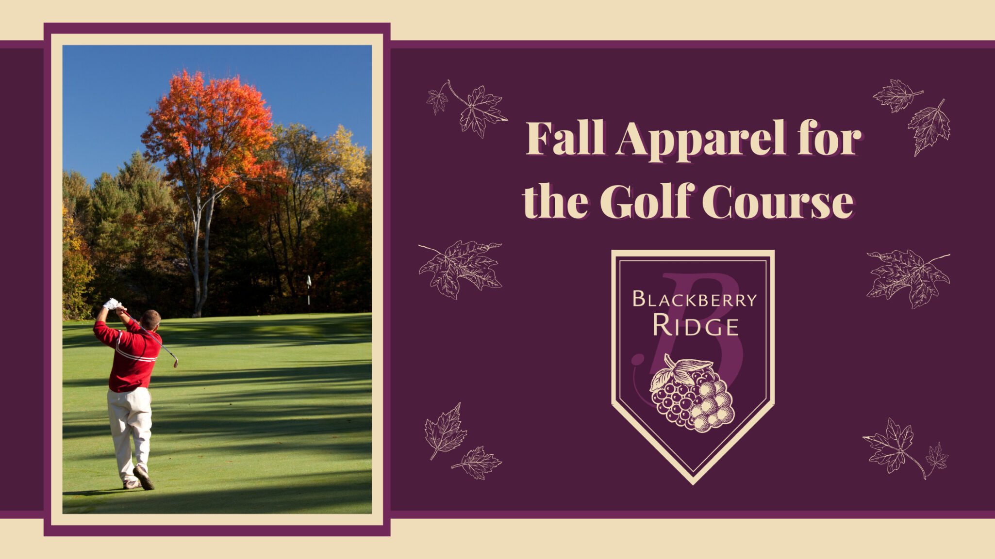 Get In The Swing For Fall Golf Clothes - Seasons Embraced